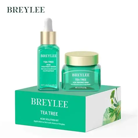 Breylee tea tree oil acne solution kit box