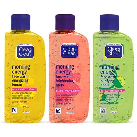 clean & clear morning energy face wash small