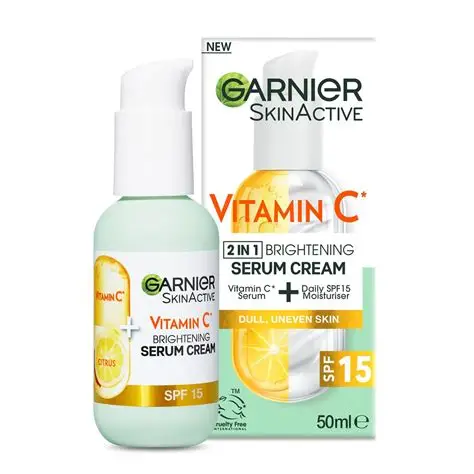 GARNIER SKINACTIVE VITAMINC BRIGHTENING SERUM CREAM