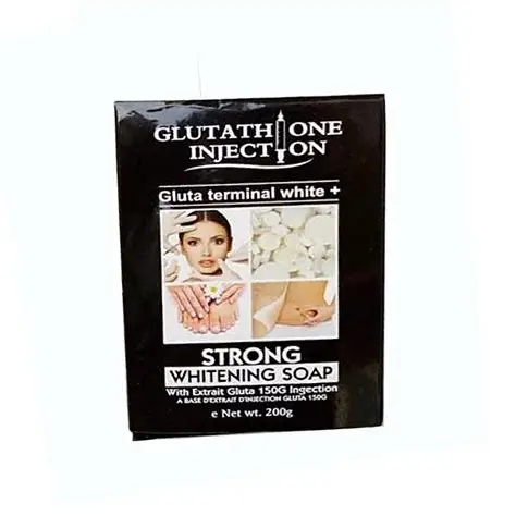 GLUTATHIONE INJECTION WHITENING SOAP( BLACK)