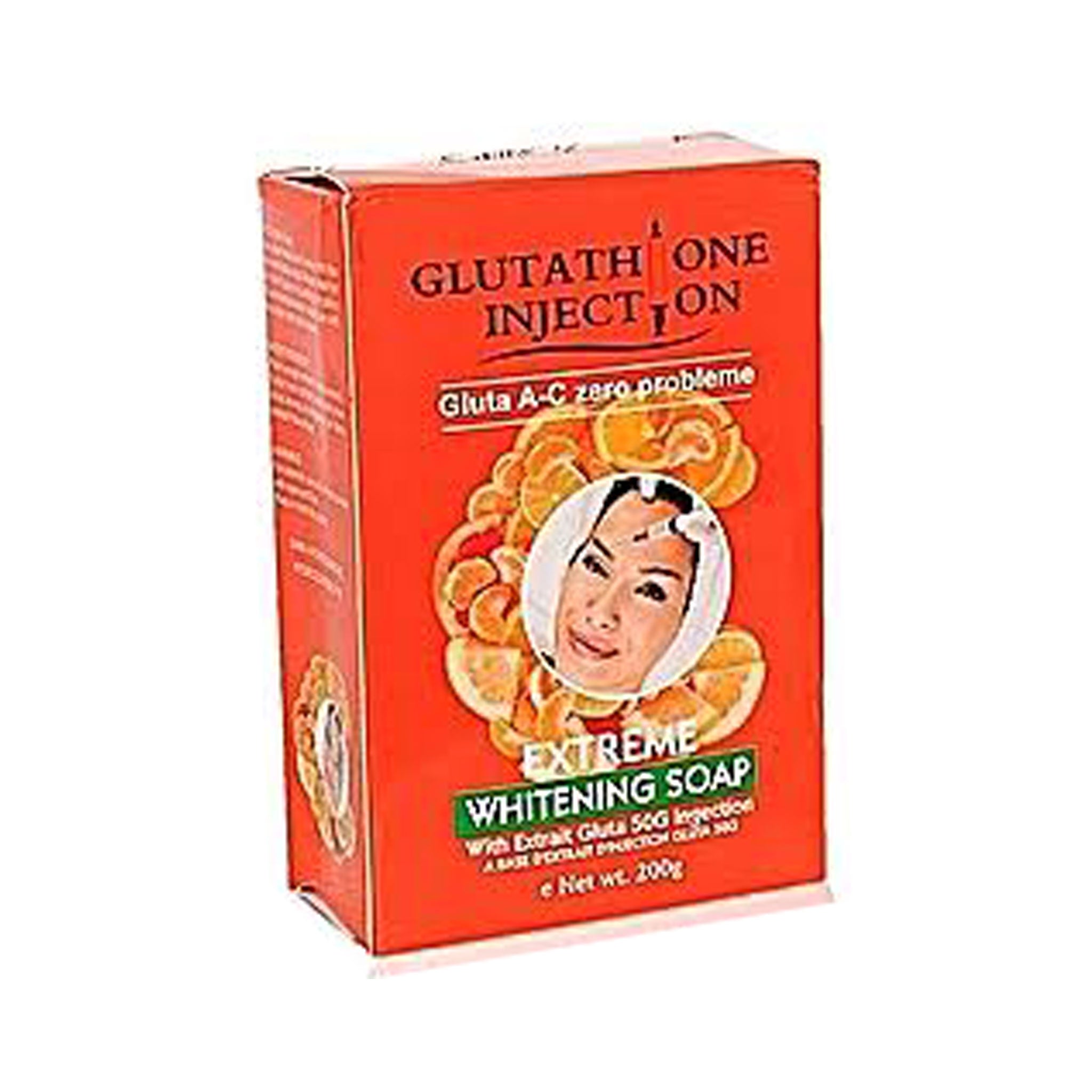 GLUTATHIONE INJECTION WHITENING SOAP(CARROT)