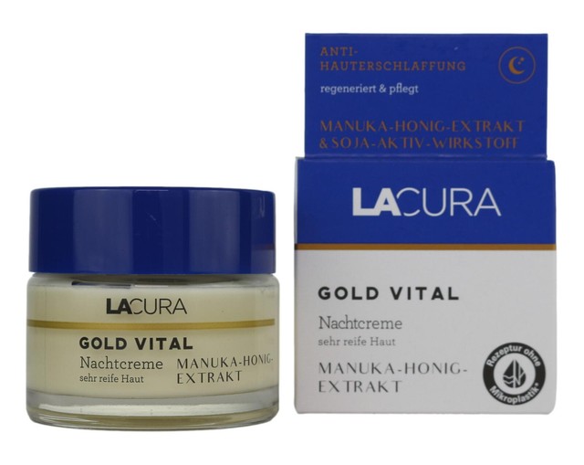 LACURA GOLD VITAL MANUKA NACHTCREME
